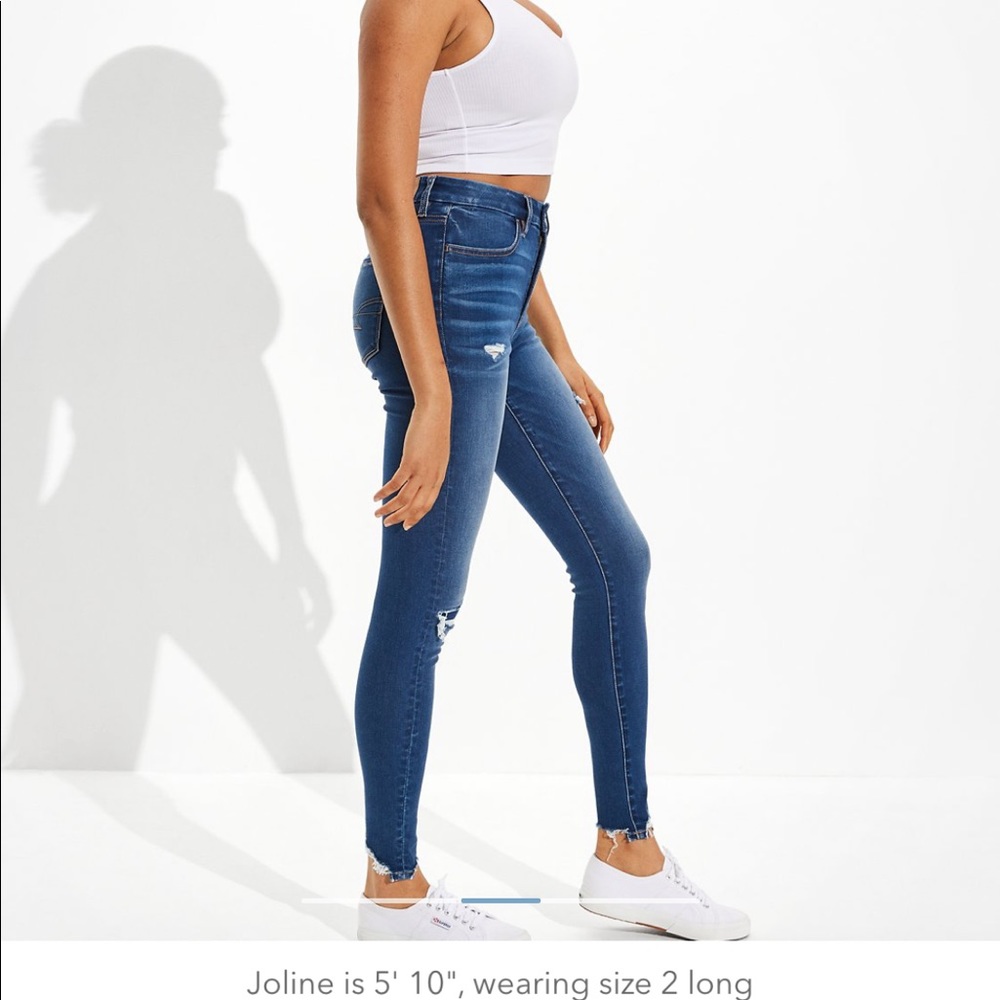 American Eagle Patchwork Jeans - image 5